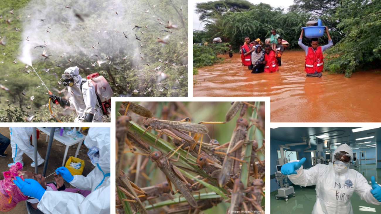 Kenya has gone through an unprecedented humanitarian crisis of COVID19, Floods and Locust invasion