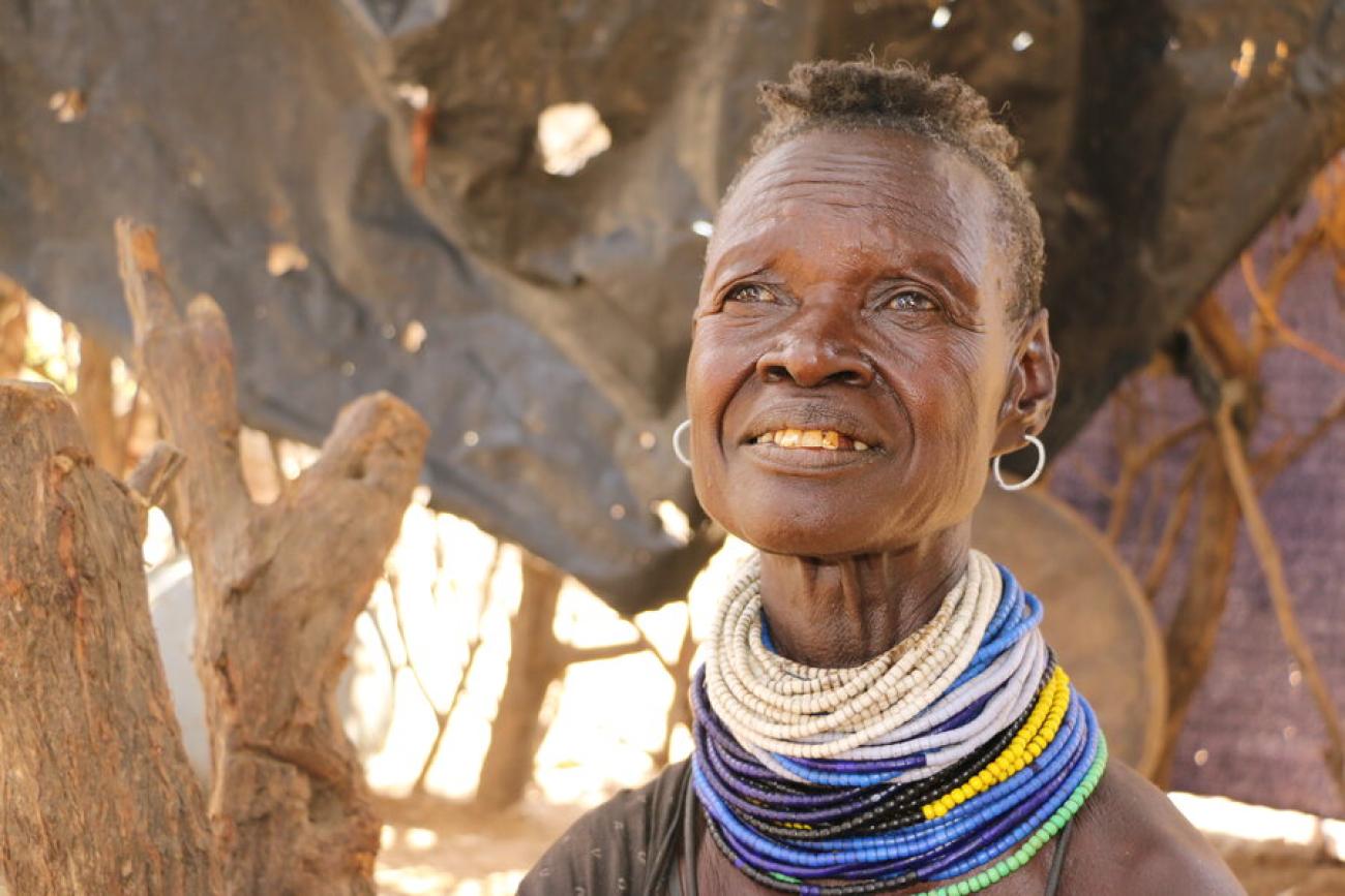 Caption: In drought-stricken northern Kenya, Alice Ekusi bought food and other basics for her family with WFP assistance.