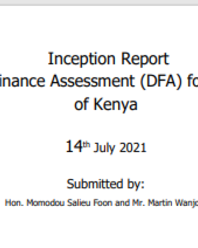 DFA Inception Report